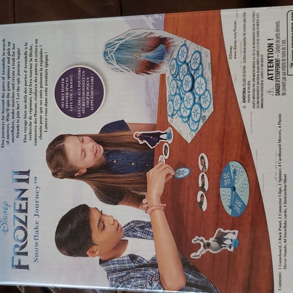 New Disney Frozen 2 Game Snowflake Journey Spin master Elsa Boardgame  Spinner - Picture 7 of 7